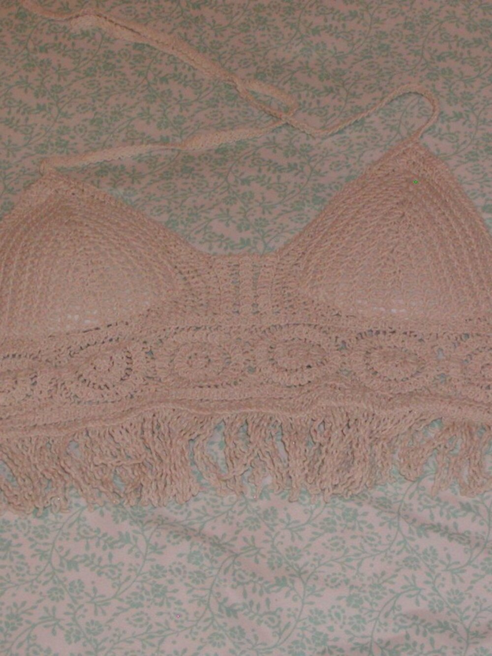 Beige halter top